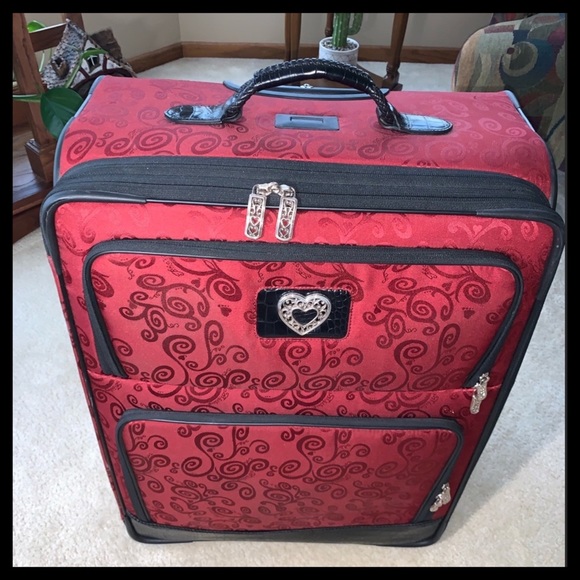 BRIGHTON Rolling Suitcase Beautiful Condition Comes With Protective Cover - Picture 2 of 12
